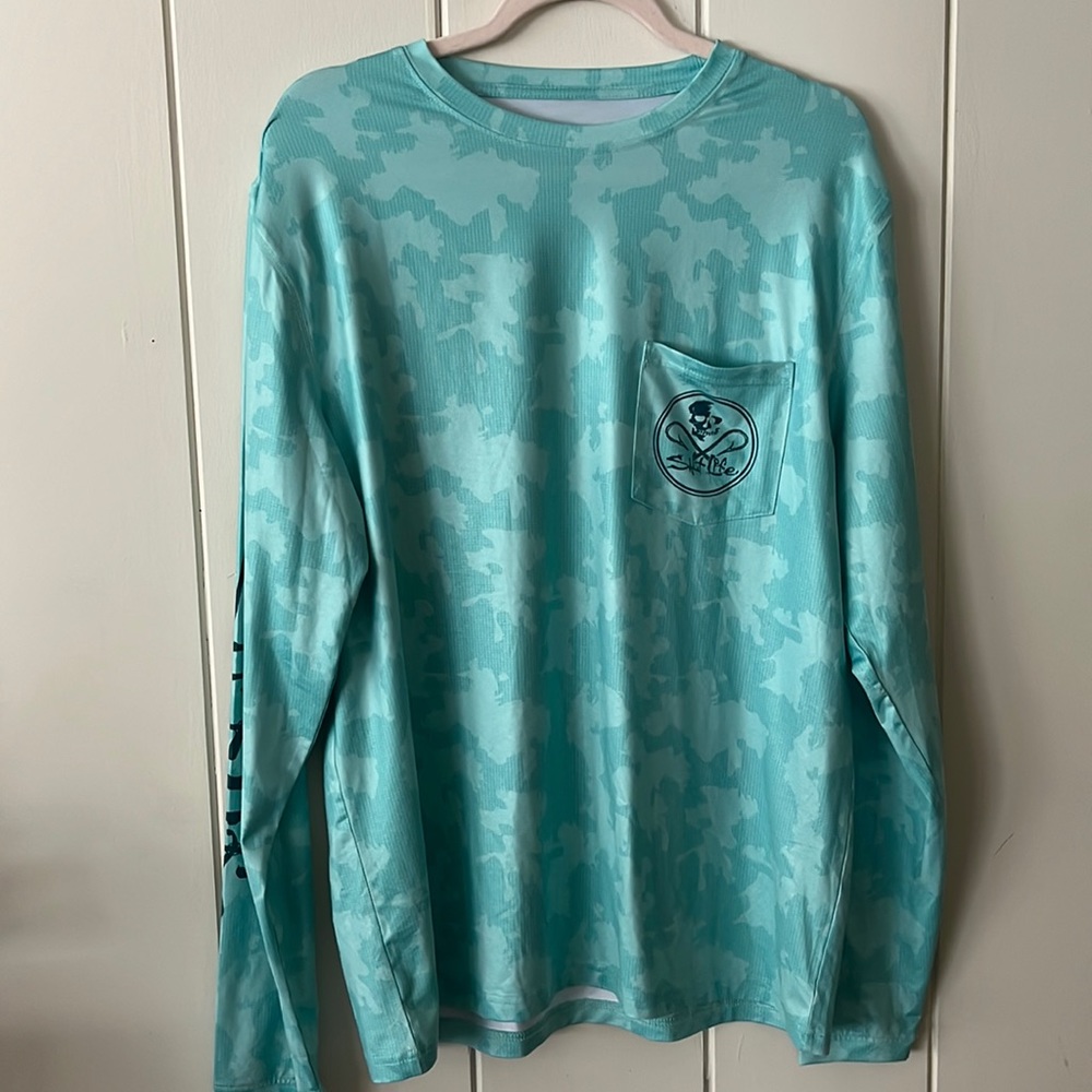 Salt Life CamoX Performance Fishing Long-Sleeve
